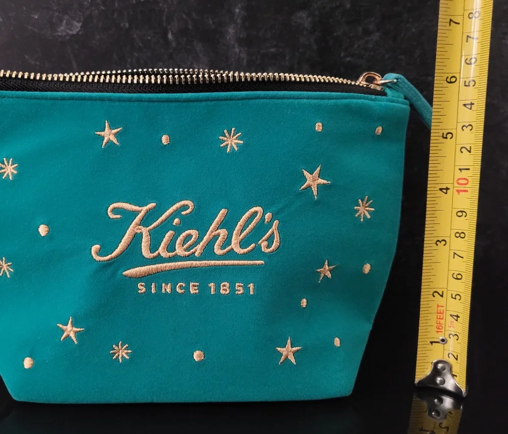 Kiehl's Limited Edition Green Makeup Bag.